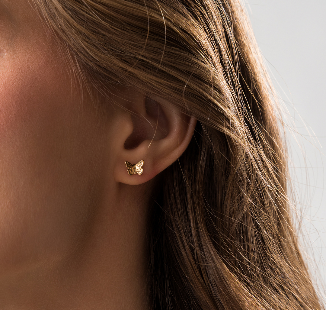 Набор серег (6 пар) Мармалато, цвет Золото-прозрачный #3