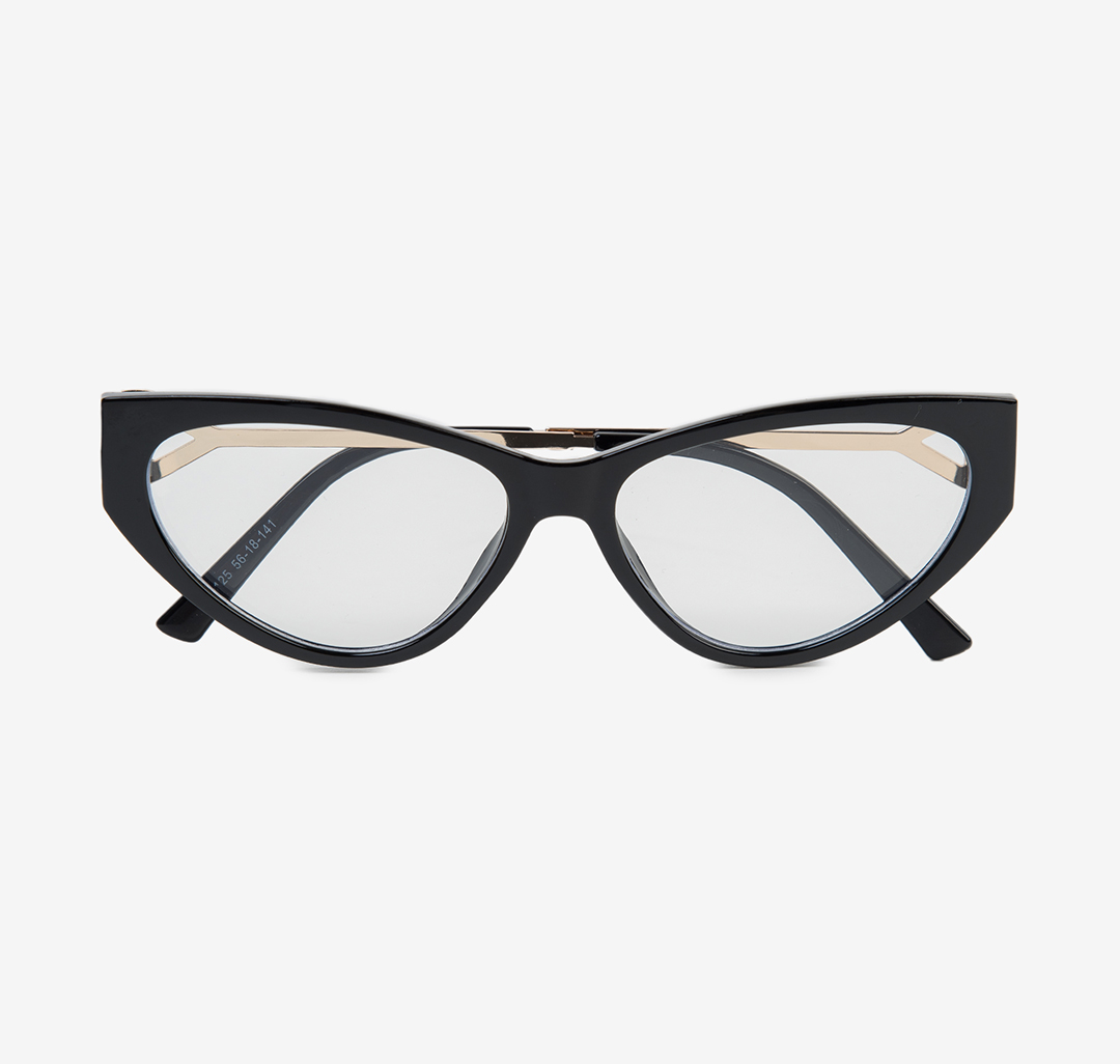 Очки с чехлом Мармалато, цвет Прозрачный-черный-золото #4