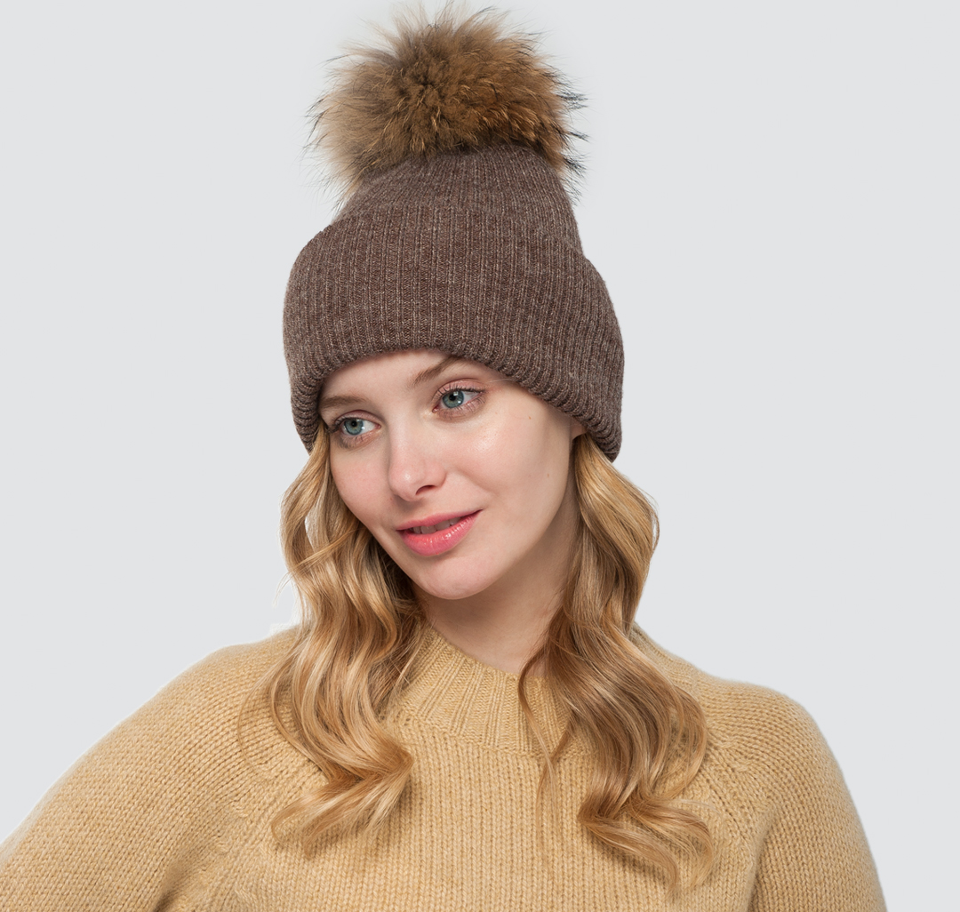 Шапка Мармалато, цвет Коричневый меланж #1