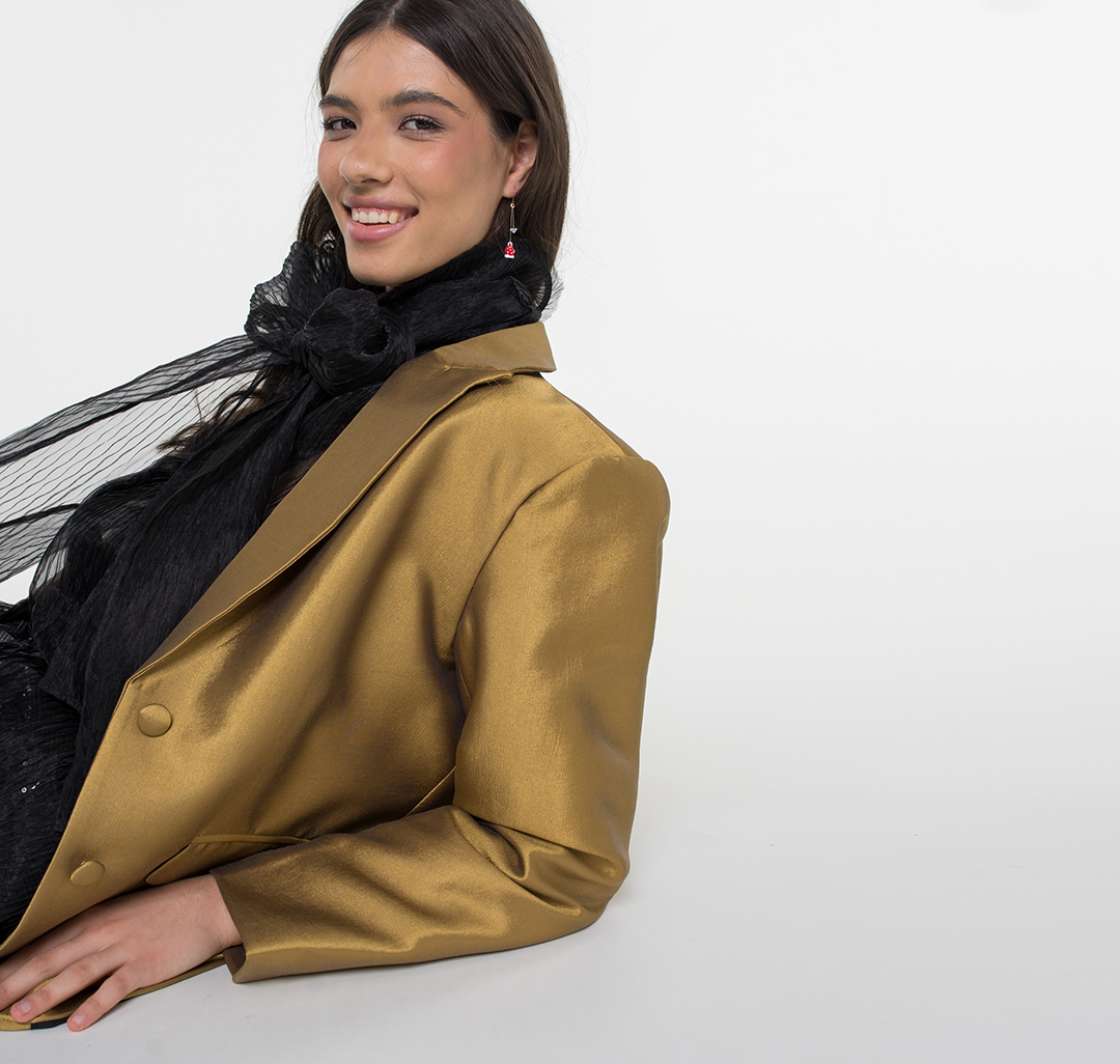 Серьги Мармалато, цвет Золото-красный-прозрачный #2