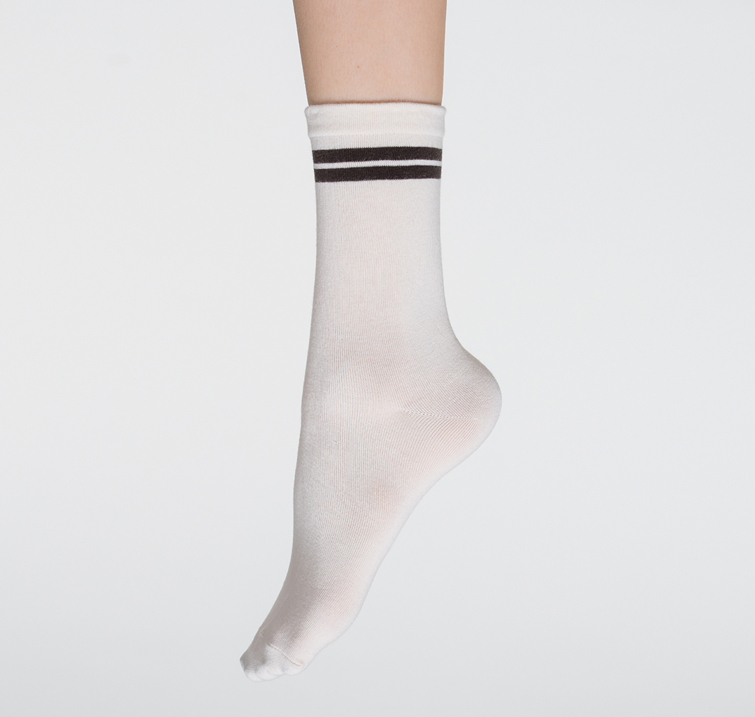 Носки (2 пары) Мармалато, цвет Коричневый-молочный #3