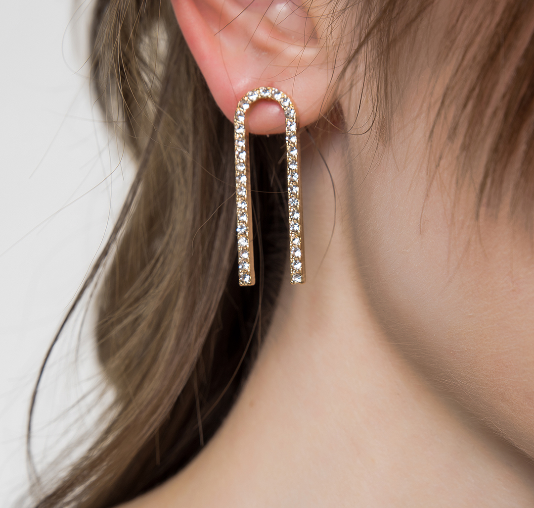 Серьги Мармалато, цвет Золото-прозрачный #3