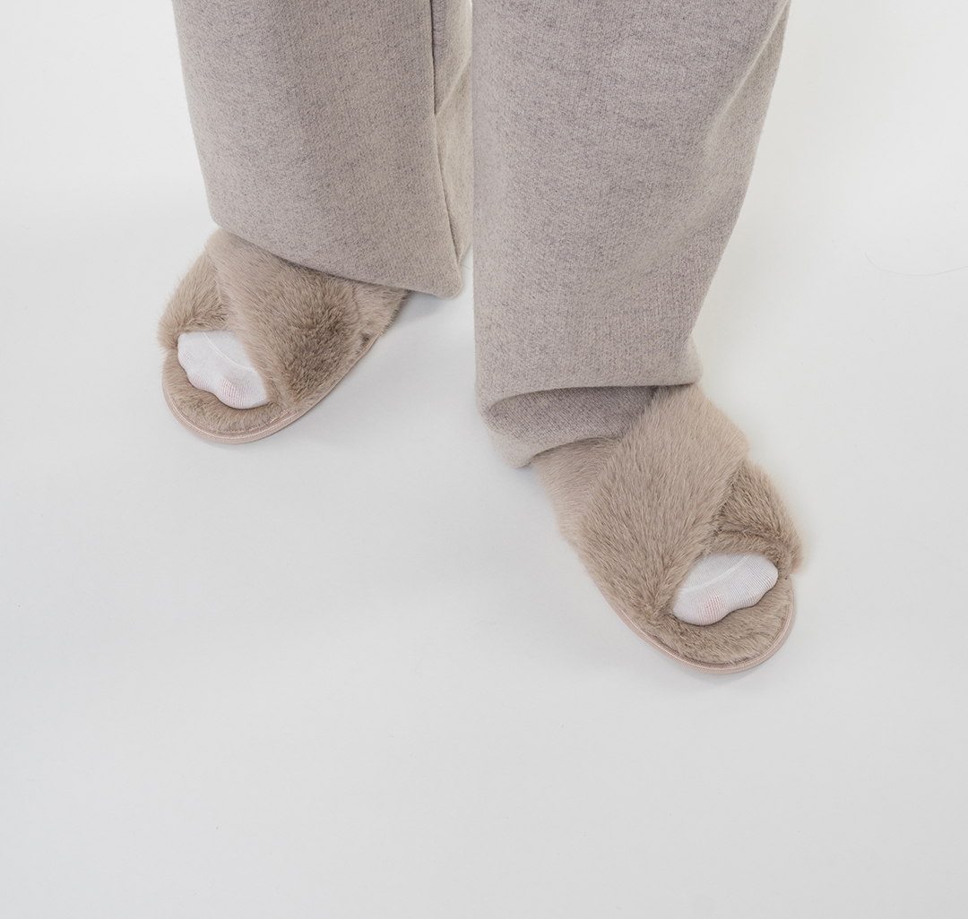 Домашние тапочки Мармалато, цвет Темно-бежевый #5