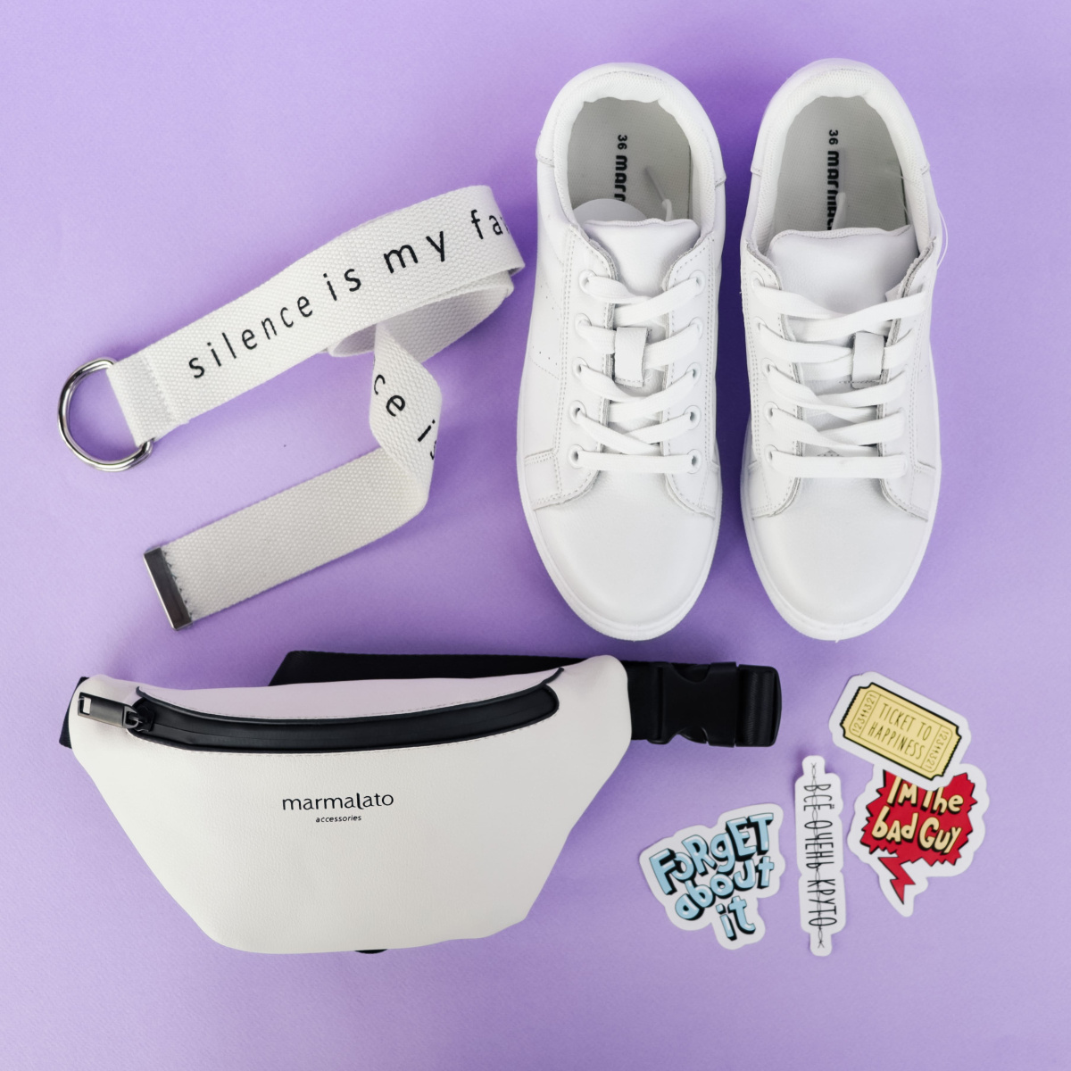 Кеды Мармалато, цвет Белый #5