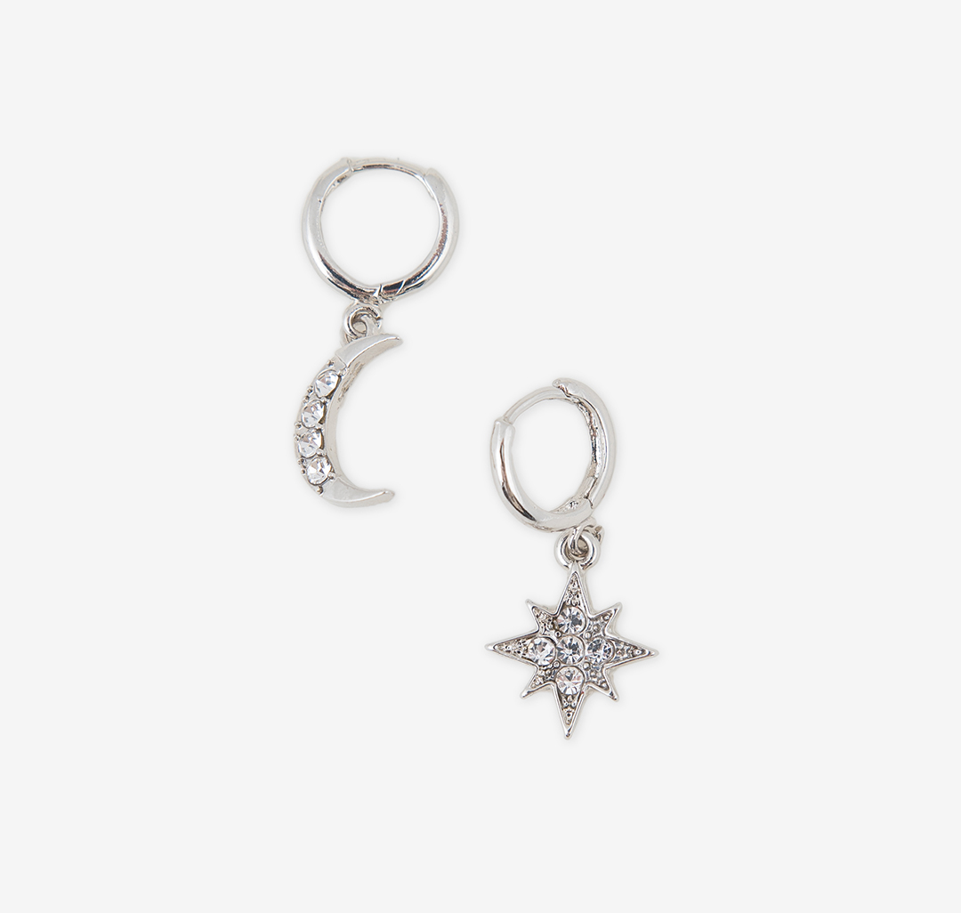 Серьги Мармалато, цвет Белое серебро-прозрачный #1