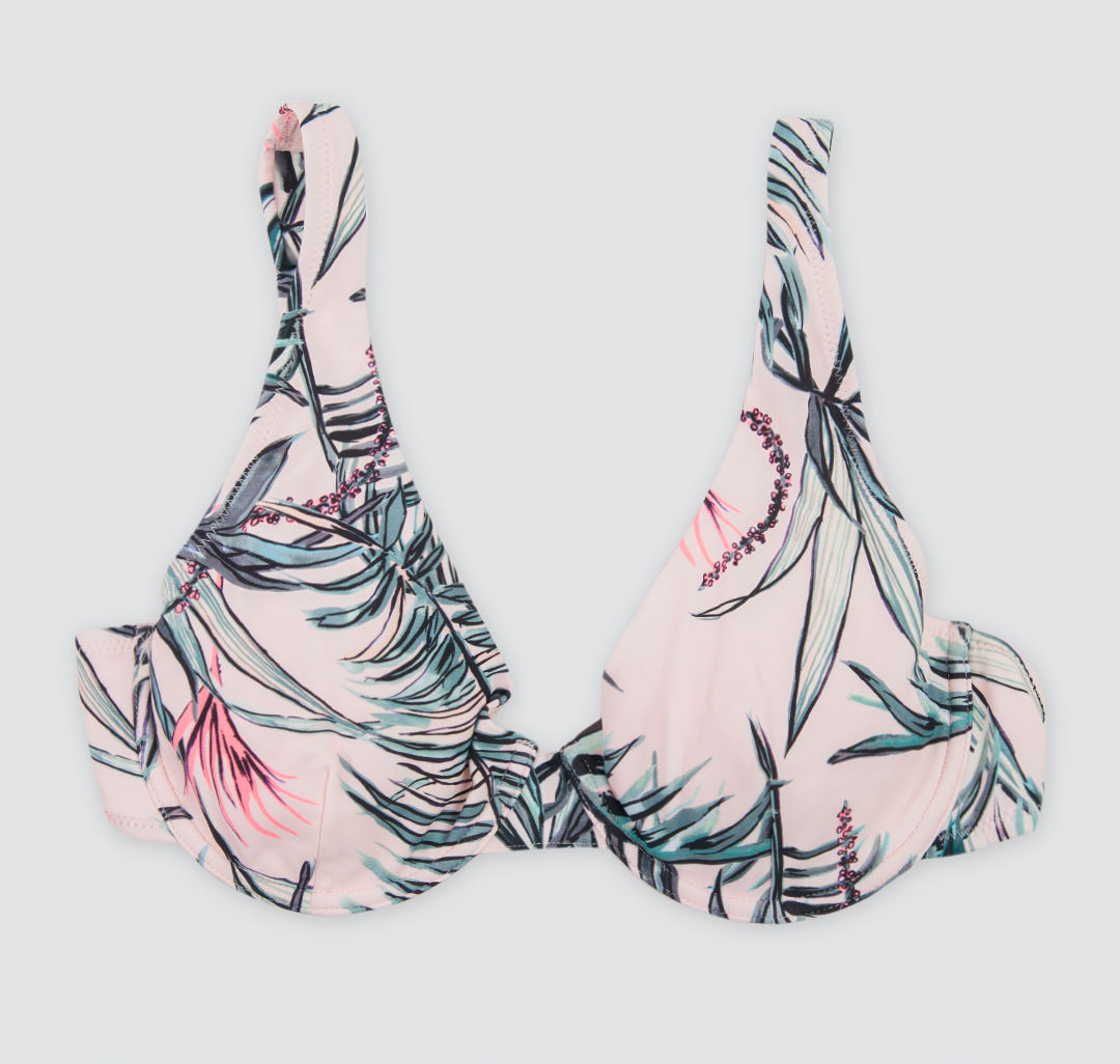 Купальный топ Мармалато, цвет Пудровый-мультиколор #2