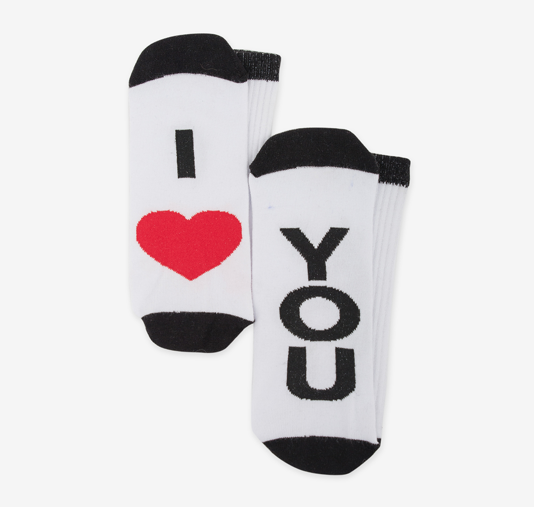 Носки (1 пара) Мармалато, цвет Белый-черный-красный #1