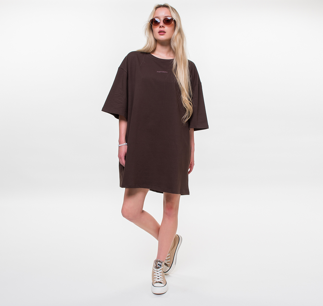 Платье-футболка Мармалато, цвет Шоколадный #3