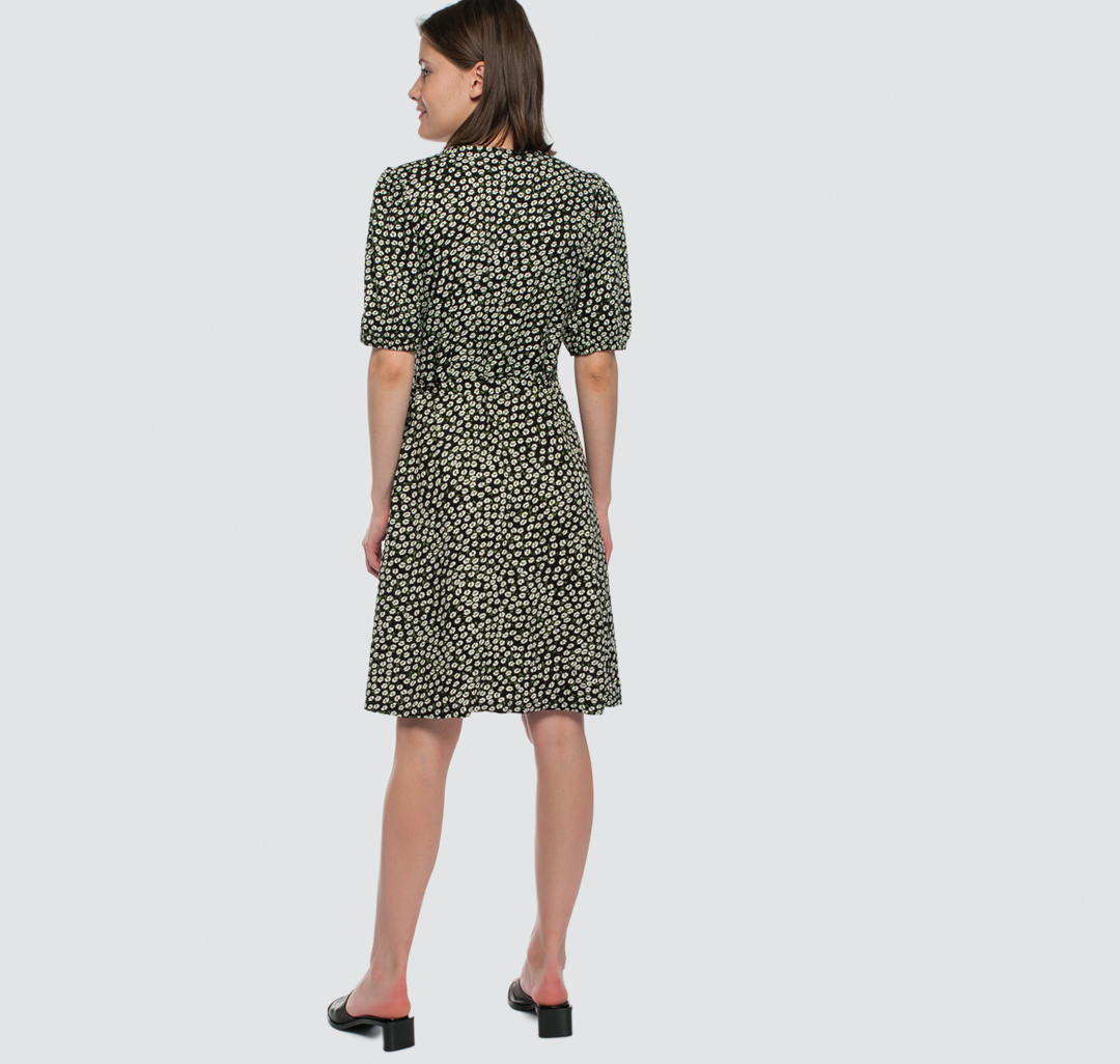 Платье Мармалато, цвет Черный-белый-зеленый #5