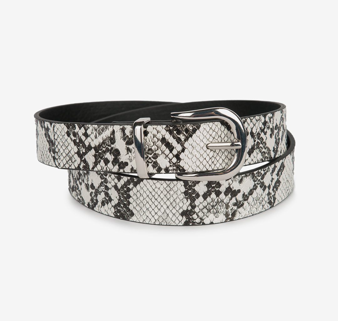 Ремень Мармалато, цвет Черный-белый-серебро #1