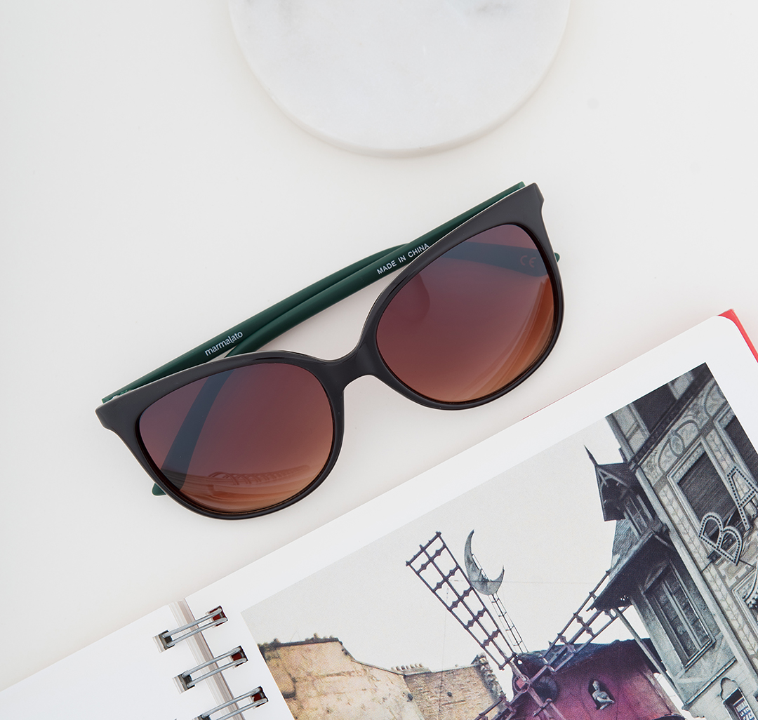 Очки с чехлом Мармалато, цвет Коричневый-зеленый #4