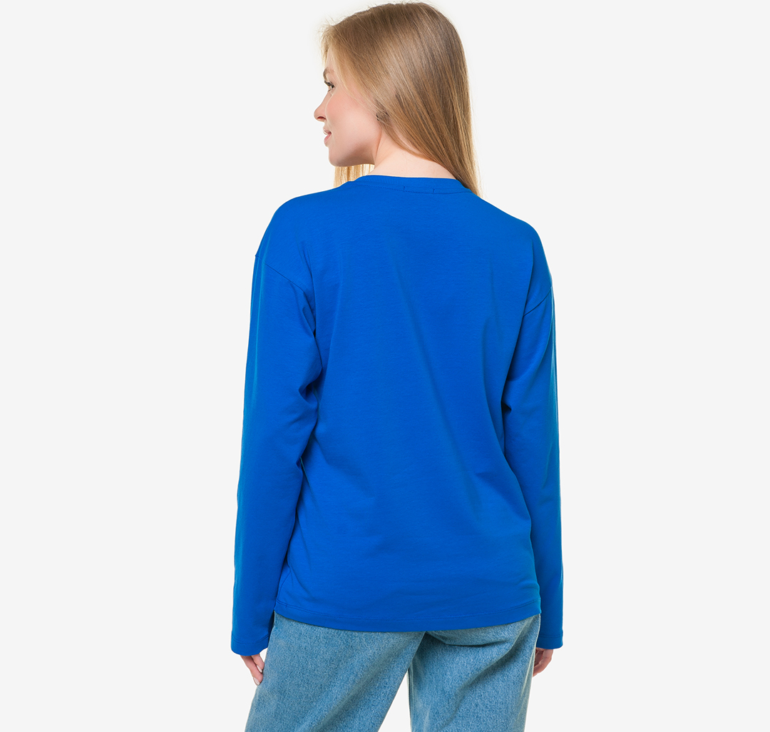 Лонгслив Мармалато, цвет Синий #3