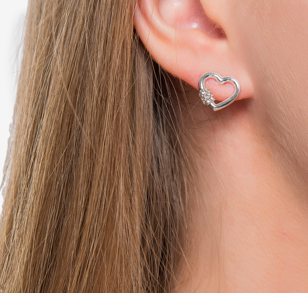 Набор серег (2 пары) Мармалато, цвет Серебро-прозрачный #3