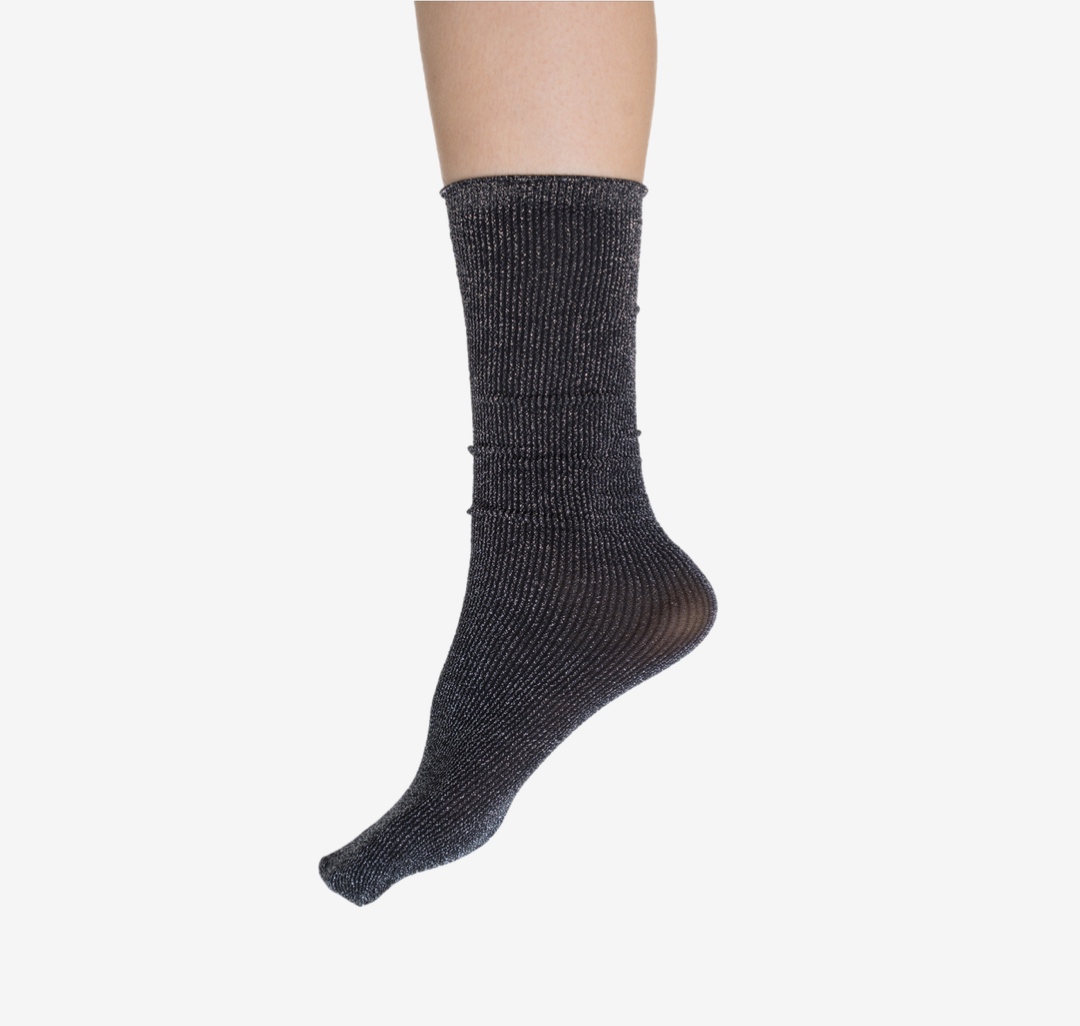 Носки (1 пара) Мармалато, цвет Черный-серебро #2