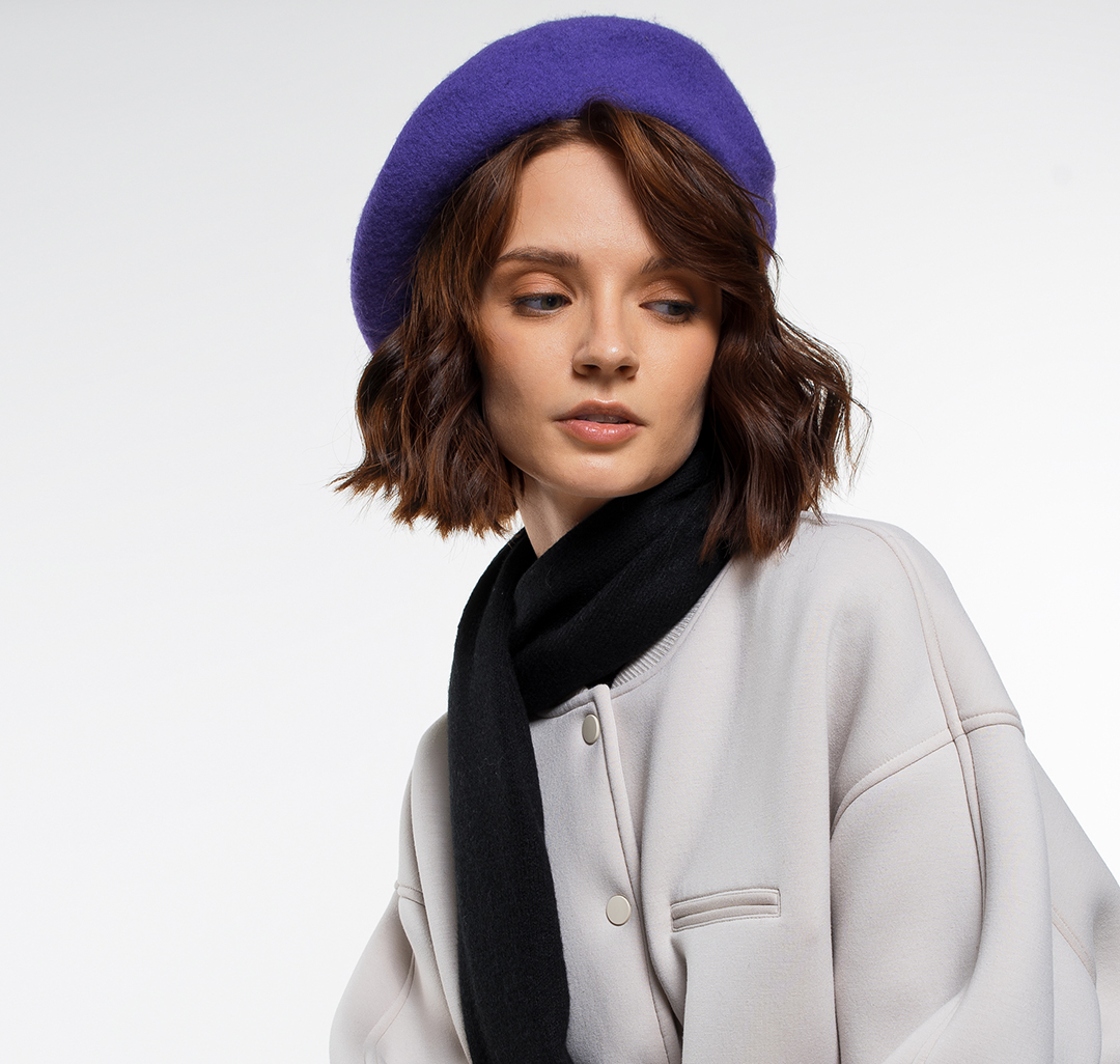 Берет Мармалато, цвет Фиолетовый #1