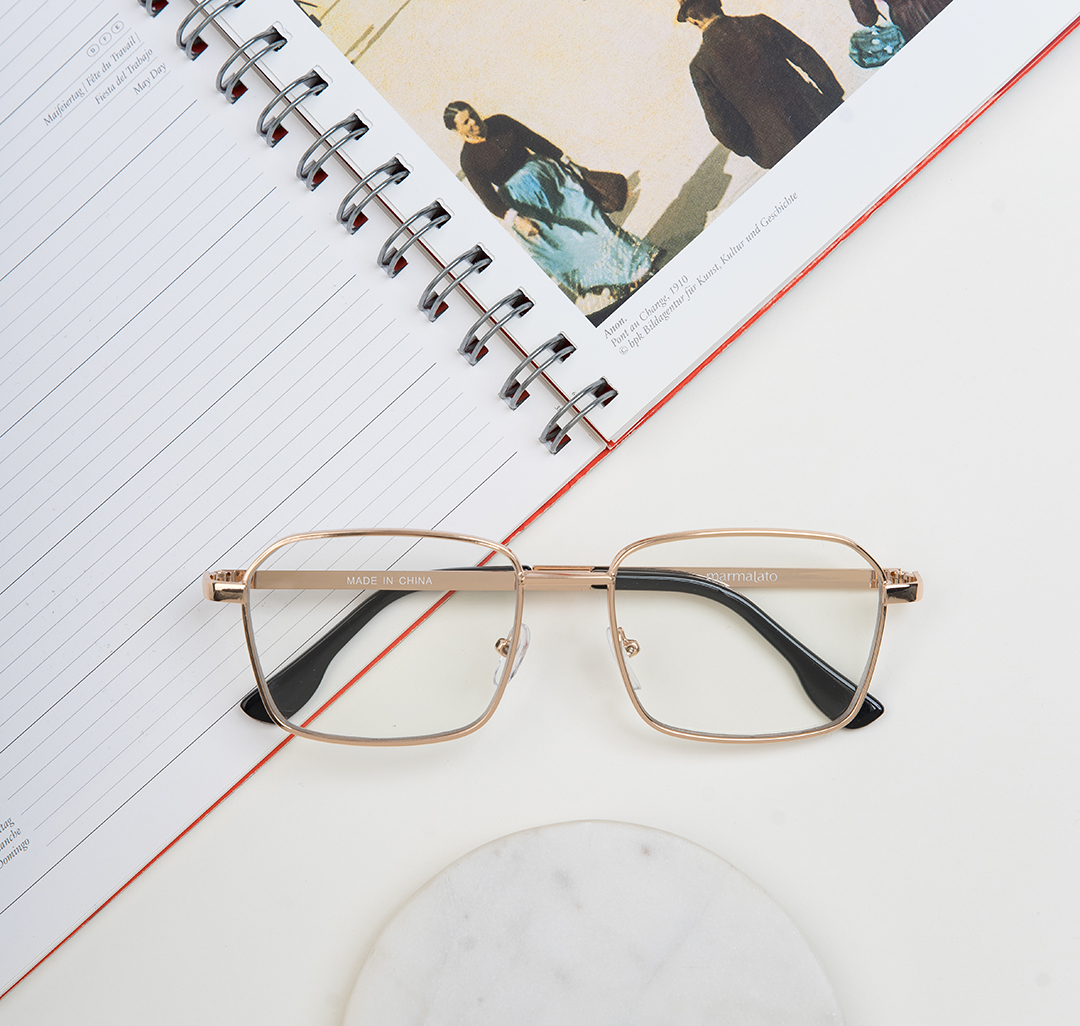 Очки с чехлом Мармалато, цвет Прозрачный-золото #7