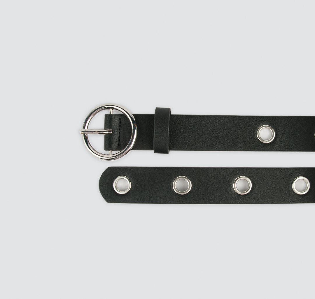 Ремень Мармалато, цвет Черный-серебро #2