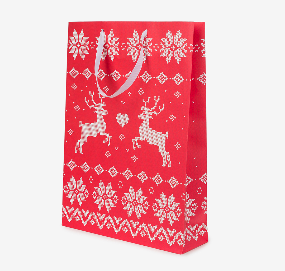 Подарочный пакет Мармалато, цвет Красный-белый #1