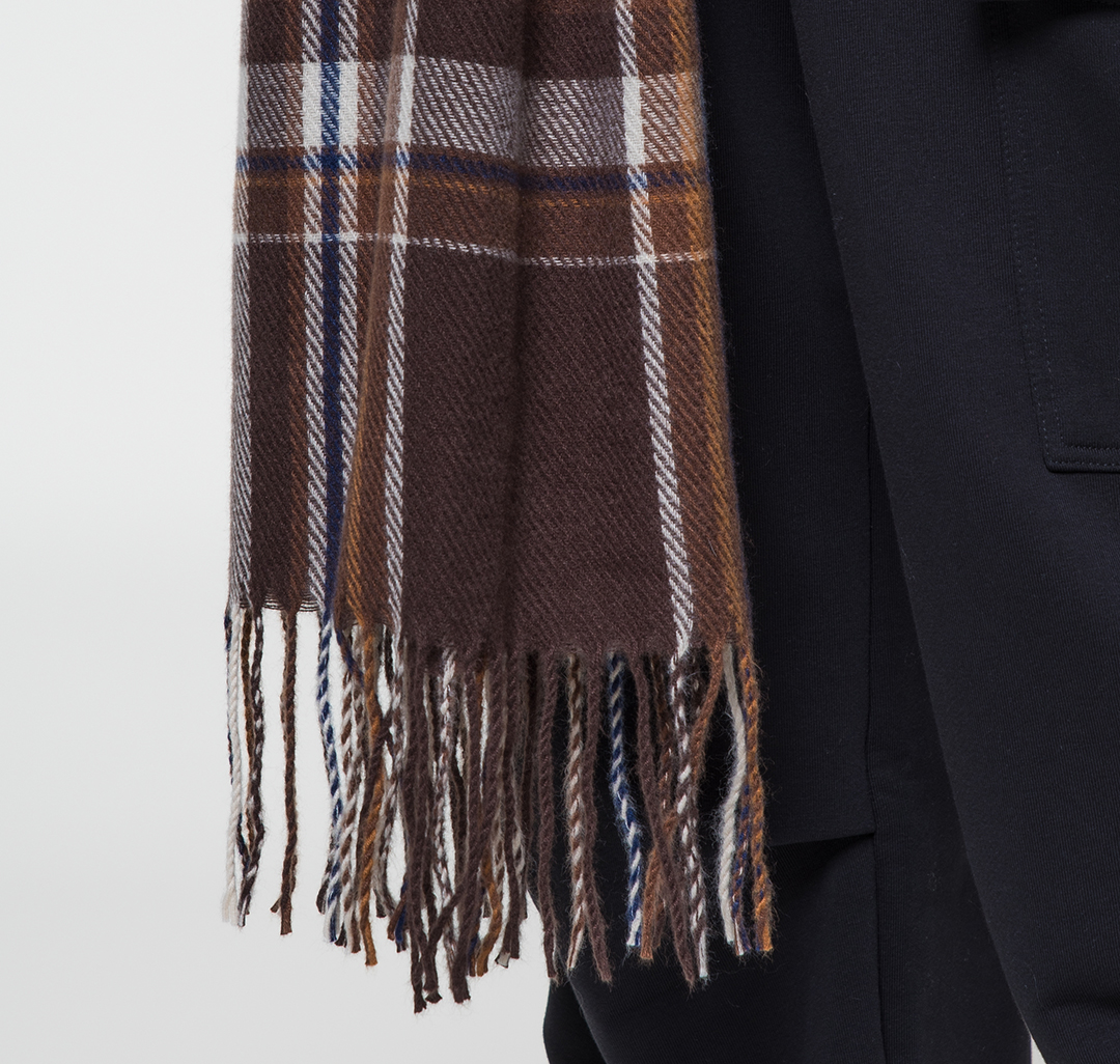 Палантин Мармалато, цвет Коричневый-бежевый #5