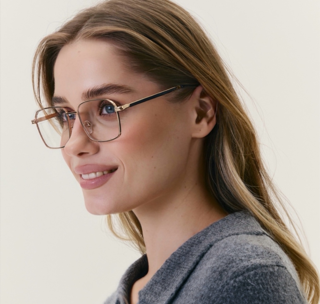 Очки с чехлом Мармалато, цвет Прозрачный-золото #3