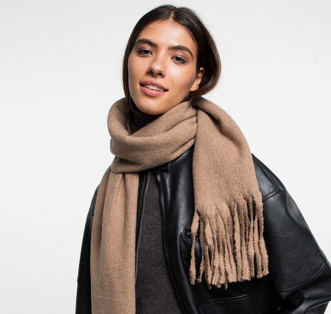 Шарф Мармалато, цвет Бежевый #1