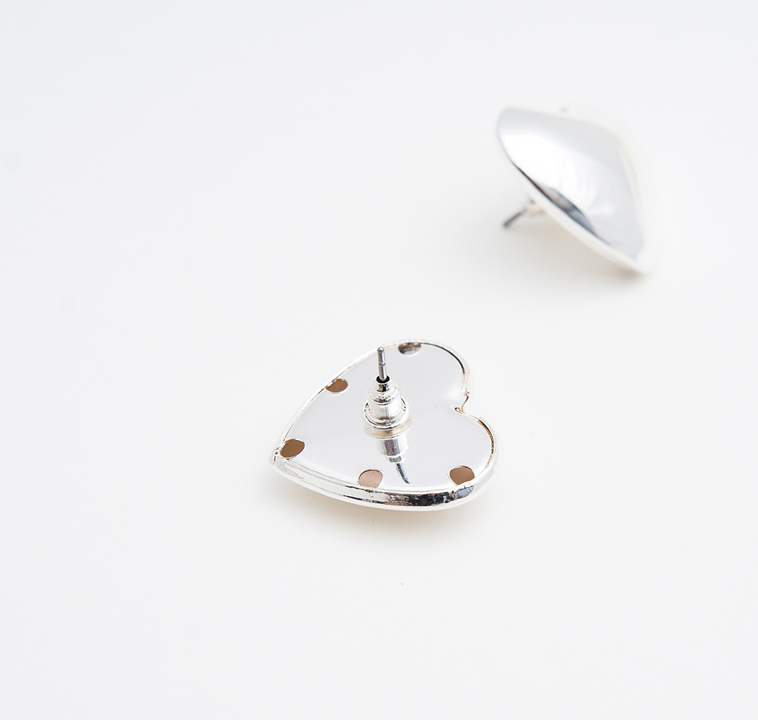 Серьги Мармалато, цвет Белое серебро #2