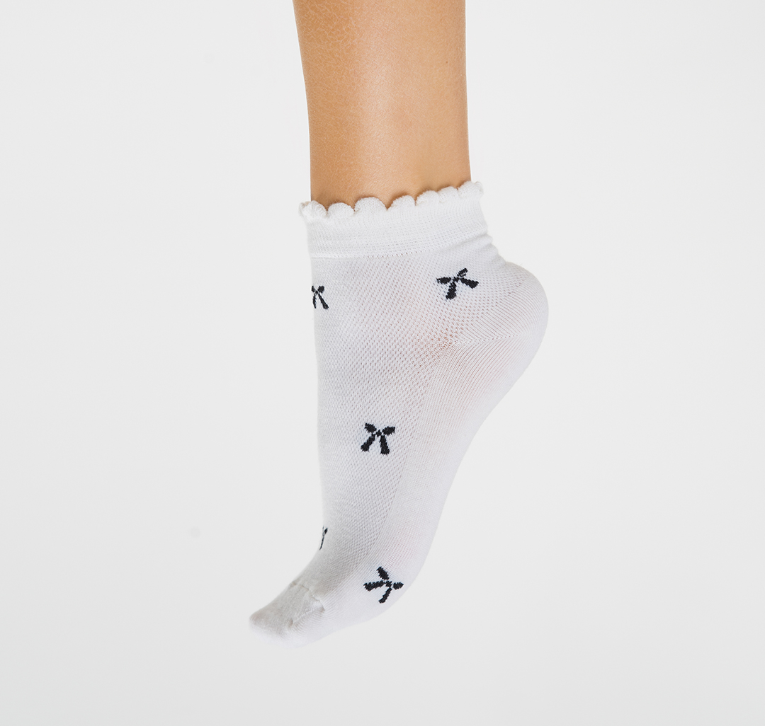 Носки (1 пара) Мармалато, цвет Белый-черный #6